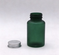 Bouteille de 150 ml en verre dépoli de qualité supérieure avec couvercle hermétique, vide, pour compléments alimentaires et rangement de gélules, idéale pour les produits de santé