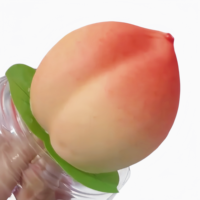 Helado de Frutas 3D con Sabor a Mango y Durazno, Personalizado de Fábrica, Bajo en Grasa, el Más Vendido al por Mayor