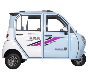 Mini-voiture FGQ avec tricycle entièrement fermé, quatre portes ouvrables, trois roues, pour passagers adultes, voiture à trois roues Tango - Product Image 2