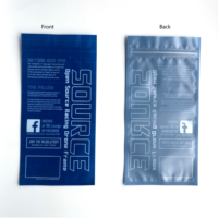Sacs en polyéthylène auto-scellants personnalisés, emballage en plastique transparent mat avec fermeture éclair pour étui de téléphone, vêtements, marque
