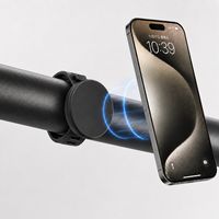 Support de téléphone universel étanche et flexible en silicone avec aimant rotatif pour poignet, bras, bureau, voiture, vélo