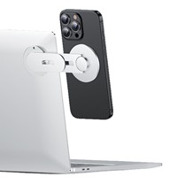 Soporte Magnético Invisible Oculto para Teléfono Móvil, Soporte para Teléfono con Succión Magnética para Pantalla de Ordenador