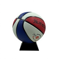 Ballon de basketball personnalisé en cuir PU caoutchouté, taille 7, résistant à l'eau et durable pour l'entraînement