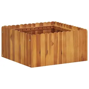 Support de panier de jardinière en bois forme carrée aspect luxe pots de fleurs pour plantes support pour taille personnalisée et prix bon marché - Product Image 1
