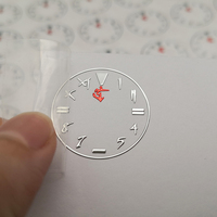 Etiquette métallique personnalisée en relief 3D, autocollant métal pour bouteille de parfum, autocollants métal pour cadrans de montre