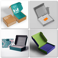 Boîte à bijoux rigide recyclable avec ruban, boîtes en papier gaufré, faible MOQ, boîte d'emballage, boîte cadeau, faveurs de mariage, emballage de bijoux