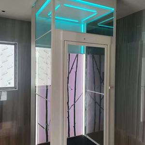 ลิฟต์กระจกสำหรับบ้าน/ลิฟต์บ้านขนาดเล็ก/ลิฟต์บ้านสำหรับคนเดียว - Product Image 3