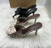 Nouvelles Escarpins de Soirée pour Femme, de Créateur, à Talon Aiguille, en Cuir et Laine, à Bout Fermé, avec Bride Arrière, Sexy, Tendance et Élégantes