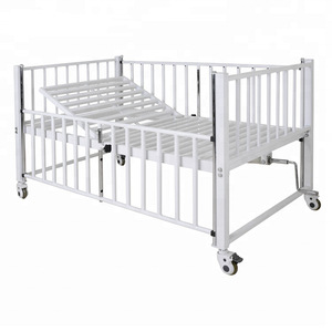 Lit d'hôpital pour enfants en acier inoxydable Henry HR-701, lit de soins infirmiers pour usage pédiatrique - Product Image 4