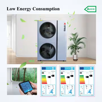 Pompe à chaleur au propane haute efficacité A+++ R290 air-eau 18KW 20KW pour le chauffage et la climatisation des maisons européennes, eau chaude sanitaire