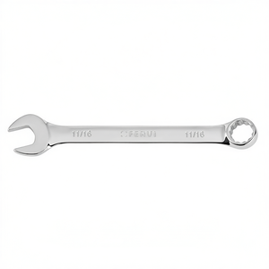 Fervi Combination <b>Wrench</b> 11/16 Inch Chrome Plated Mirror Polished - Product Image 2