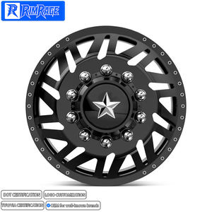 American Force Wheels H02 <span class=keywords><strong>SIEGE</strong></span> DRWtwo-Piece Forged Dually Wheels 22-30 Inch 10x285.75 Fit Ford F450 Ram 3500 Heavy DutyPickup - Product Image 1