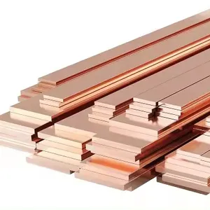 UNS C12000 Copper Earth Bus Bar ISO Cu-DLP EN CW023A DIN 2.0076 Copper Bare Flat Bus Bar TP1 DIN SW-Cu Manufacturer Good Price