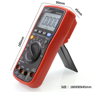 มัลติมิเตอร์แบบดิจิตอล ZT219 เครื่องวัดช่วงการวัดอัตโนมัติสูงแบบ RMS สี่หลักแบบฟูลฟังก์ชั่น - Product Image 2