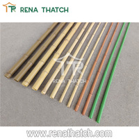 Poteaux en bambou synthétique en plastique PVC HDPE de 1 m, 1,5 m, 2 m, 2,5 m, 3 m, 3,5 m, 4 m de long, bâtonnets de bambou artificiels, piquets
