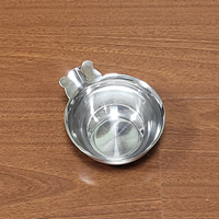 Bandeja de Servir de Acero Inoxidable para Barbacoa Coreana, Plato Pequeño Ecológico para Salsa de Soja, Accesorio de Cocina para Fiestas