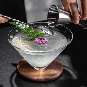 Vaso de Cóctel Cónico Creativo, Taza para Beber Té Chino, Vasos de Cristal sin Tallo para Jugo y Cóctel - Product Image 4