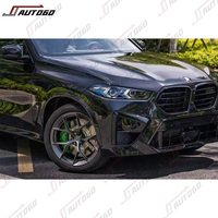Untuk BMW X5 G05 19-23 ke X5M 24: Perakitan Bumper PP, Grille, Lampu Depan LED, Lampu Belakang, Diffuser, Tip Facelift Upgrade