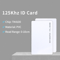 Cartes RFID TK4100 125kHz, cartes d'identification de proximité RFID, jetons, cartes-clés pour système de contrôle d'accès et de présence