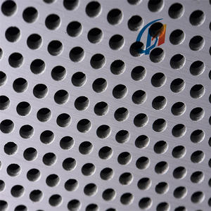 Panneaux décoratifs de façade de plaque métallique de feuille perforée en aluminium légère de maille en métal pour le mur de construction - Product Image 6