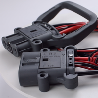 ANDCHER Prise de charge rapide mâle/femelle pour chariot élévateur, style Rema, 80A 150V, boîtier PC en cuivre, IP67, CE/CCC/RoHS UL94 V-0 AND-DIN320A