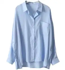 Thiết Kế Thời Trang Sexy Tulle Dài Tay Áo Top Phụ Nữ <span class=keywords><strong>S</strong></span> Áo Cho Cô Gái Áo <span class=keywords><strong>S</strong></span>ơ Mi Quần Áo <span class=keywords><strong>S</strong></span>ố Lượng Giản Dị - Product Image 1