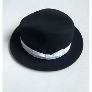 Sombrero de Fieltro de Lana ND107, Unisex para Adultos, 100% Lana, con Flor y Lazo, Banda Ancha - Product Image 5