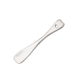 Spatule en alliage de zinc pour crème visage, applicateur réutilisable pour soins de la peau, baguette de massage pour sérum contour des yeux, hydratant, masque, outil de mélange pour le visage - Product Image 1