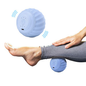 Bola de masaje eléctrica para yoga y fascia, pelota de masaje para fitness para aliviar el dolor muscular - Product Image 1