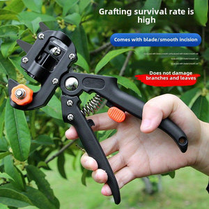 Промышленный садовый секатор из нержавеющей стали с противоскользящей рукояткой для обрезки плодовых деревьев и прививки виноградных лоз - Product Image 6