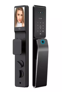 กลอนประตูอัจฉริยะแบบวิดีโอคอล 3 มิติ พร้อมระบบกันน้ำ รองรับ Tuya WiFi สแกนลายนิ้วมือ ป้องกันการโจรกรรม พร้อมกล้องและหน้าจอ HD สำหรับรุ่น 6068 6590 - Product Image 2