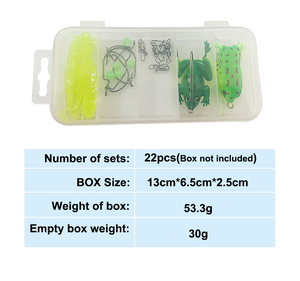 Set transfrontaliero Luya esca Set da 23 pezzi a manovella a cinque griglie per boccale <span class=keywords><strong>pesce</strong></span> mandarino <span class=keywords><strong>pesce</strong></span> nero - Product Image 3