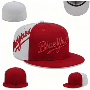 Gorra de Béisbol Personalizada con Bordado 3D, Visera Plana, Cierre a Presión, Acrílico Estructurado Premium, Estilo Hip Hop, Deportiva - Product Image 4