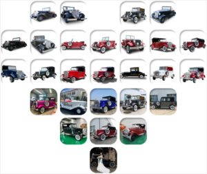 XCEGO Factory Wholesale Classic 5 Seat <b>Electric</b> Tourist <b>Car</b> Vintage Design <b>Electric</b> classic <b>car</b> Classic <b>cars</b> for sale - Product Image 6