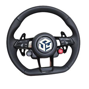 Volant en fibre de carbone compatible avec Volkswagen Polo gti Scirocco GTS GTE GLI R-Line <span class=keywords><strong>Golf</strong></span> 6 Mk4 Mk5 Mk7 <span class=keywords><strong>GTD</strong></span> CC Polo Jetta Passat - Product Image 3