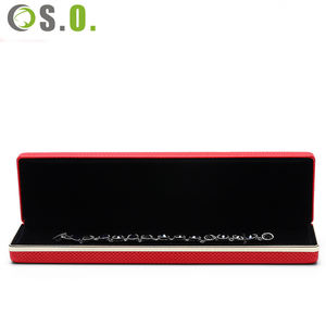 Caja de Joyería Negra y Roja de Venta Directa de Fábrica al por Mayor, Caja de Pintura con Logotipo Personalizado - Product Image 4