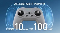 RadioMaster T8L ExpressLRS 2.4GHz Émetteur RC 10 Canaux Nano Gimbals à Effet Hall Radiocommande pour Pièce d'Avion