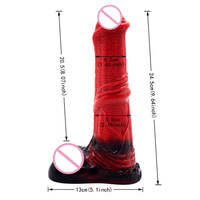 Dildo Grande con Forma de Caballo, Juguete Sexual para Mujeres, Dildo para Masturbación, Producto para Adultos