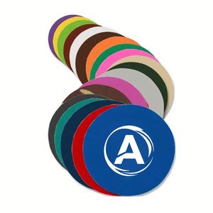 Posavasos Redondos de Espuma Suave Personalizados de 4 Pulgadas con Logotipo - Product Image 1