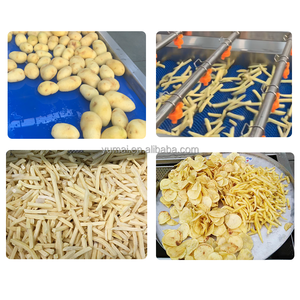 Fabriek Directe Prijs Volautomatische Cassave Chips Maken Machine Bevroren Frietjes Productielijn - Product Image 2