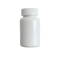Flacon vide en PEHD blanc de 120 ml avec bouchon à pression et à visser pour emballage de pilules à base de plantes, probiotiques et suppléments solides pour la vente au détail