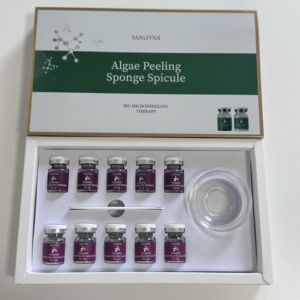SANLIVNA Éponge exfoliante aux spicules d'algues – Biothérapie pour le renouvellement cutané, fonctions multiples : éclaircissement, réparation, raffermissement - Product Image 6