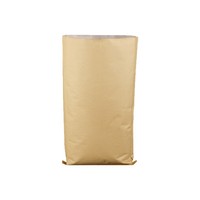 Sacs tissés composites papier-plastique de qualité alimentaire en gros, épaissis, résistants à l'humidité, 25 kg, pour terreau de culture, sacs en papier kraft, avec logo personnalisé