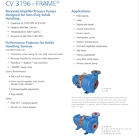 Remplacement Gouldspump CV 3196 STi, compatible avec les pompes de process ITTGoulds CV3196 STi aux dimensions standard ANSI