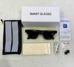 Lunettes intelligentes avec commande vocale, fonction d'appel téléphonique, charge Type C, monture en plastique et titane, microphone inclus - Product Image 5