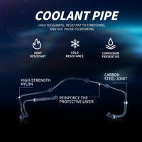 Tubo Flessibile per Liquido di Raffreddamento in Materiali Compositi, Ricambi Auto di Alta Qualità per Sistema di Raffreddamento Automobilistico