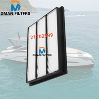 Élément de filtre à air de remplacement à faible résistance à l'air 21702999 PA77011 Diesel marin pour moteur de bateau