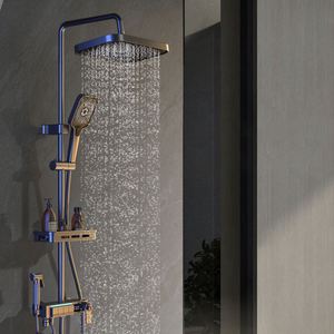 Nuevo Diseño de Sistema de Ducha Digital para Baño con Mezclador de Latón Expuesto y Cabezal de Ducha Tipo Lluvia - Product Image 6