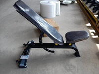 Chaise de fitness multifonctionnelle pliable et sécurisée, réglable, pour haltères, banc de musculation, planche de sit-up, utilisation à domicile, planche de musculation dorsale