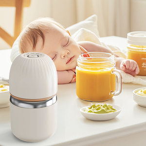 <span class=keywords><strong>Mini</strong></span> hachoir à viande électrique 400 ml avec bol en acier inoxydable 304, hachoir pour aliments pour bébés, pour l'ail et le piment - Product Image 6